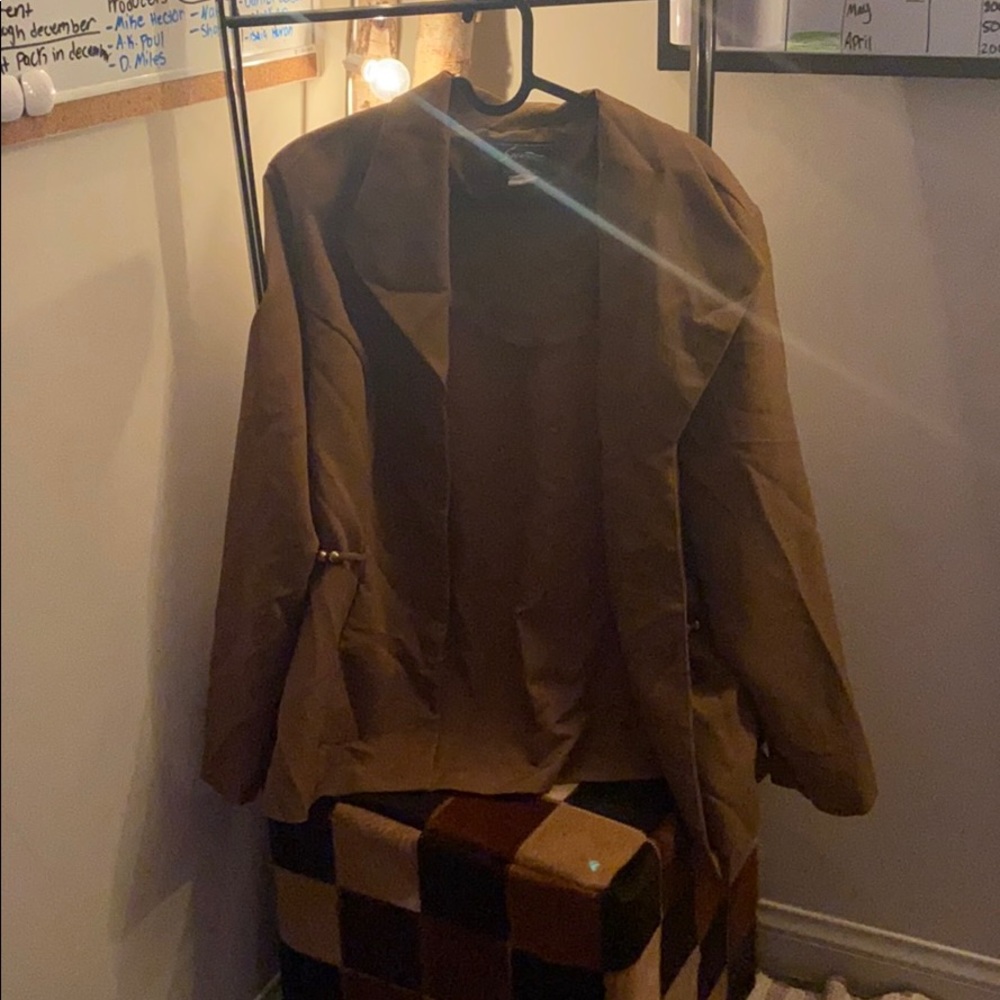 Brown blazer